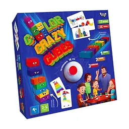 Настільна гра Danko Toys Color Crazy Cubes (укр.) (CCC-02-01U)