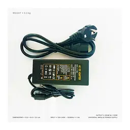 Блок питания для пристроїв 24V 8A XPRO 24V 8A, 100-240V AC (52812-8A_550) - мініатюра 3