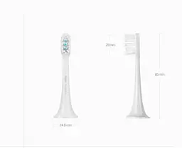 Насадки для зубної щітки MiJia Sonic Electric Toothbrush T301 T302 T501 Heads 3 Pack Standart BHR5687CN White - мініатюра 2