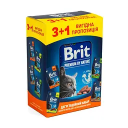 Корм вологий Brit Premium для стерилізованих котів 3+1 - мініатюра 2
