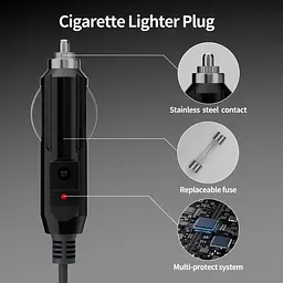 Кабель живлення адаптер для Starlink Mini Car adapter в автомобільний прикурювач до DC 3м (18643) - мініатюра 5