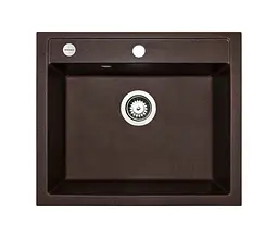Кухонна мийка Adamant Prizma 590x495x200 mokko 434223, Коричневий