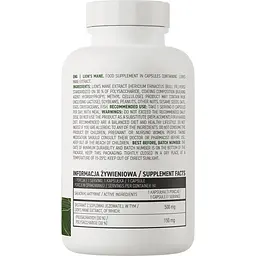 Натуральна добавка OstroVit Lion's Mane 60 капсул - мініатюра 3