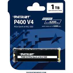 Накопичувач SSD M.2 2280 1TB P400 Patriot (P400VP1TBM28H) - мініатюра 4