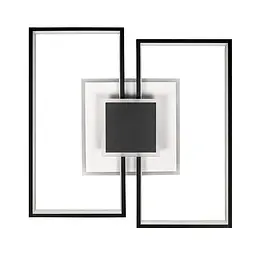 Люстра стельова LED Levistella 7871027, 74W, біло-чорна, з пультом, сучасний стиль для дому - мініатюра 5
