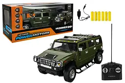 Машинка на радіокеруванні позашляховик Hummer H2 акумуляторна Powermotors PM1401, в коробці р.49x23x23см