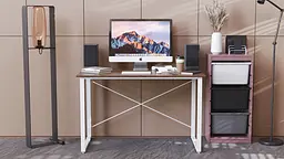 Комп'ютерний стіл Ferrum-decor Дейв 75x140x70 білий ДСП Дуб Сонома Труфель 16мм (FRD-102188) - мініатюра 6