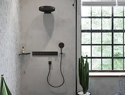 Ручний душ Hansgrohe Rainfinity 130 3jet 26864670 чорний матовий - мініатюра 2