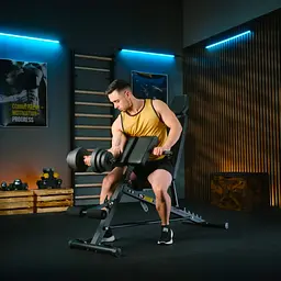 Лавка тренувальна Trex Sport TX-200B із партою Скотта - мініатюра 11