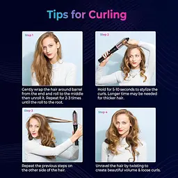 Щітка для випрямлення та завивки UKLISS Thermal Brush Cordless 3 в 1 22 мм - мініатюра 8
