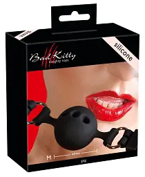 Кляп Bad Kitty Naughty Toys Gag М 4 см чорний - мініатюра 2