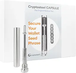 Мнемонічна капсула Cryptosteel Capsule Solo, 1 шт (B084JSR4HG) - мініатюра 9