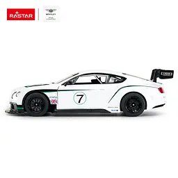 Машинка Bentley Continental GT3 білий RASTAR модель 1:14 Автомобіль на дистанційному керуванні + пульт 2,4 ГГц - мініатюра 2