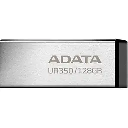 USB флеш накопичувач ADATA 128GB UR 350 Silver/Black USB 3.2 (UR350-128G-RSR/BK)