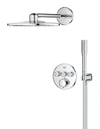 Душова система прихованого монтажу Grohe QuickFix Precision Smartcontrol з Vitalio SmartActive 310 34874000, Хром - мініатюра 3