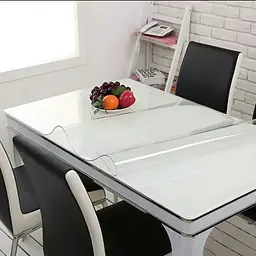 М'яке скло Прозора силіконова скатертина на стіл Soft Glass Захист для меблів 1.2х1.0 м (товщина 2мм) - мініатюра 8