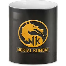 Кухоль GeekLand Mortal Kombat Мортал Комбат емблема MK.02.36 330 мл білий - мініатюра 3
