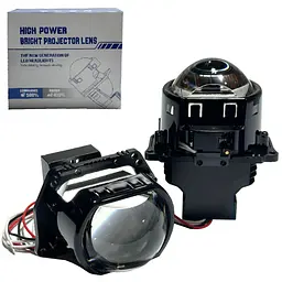 Автомобільні BI-LED лінзи D3" дюйма D76 мм A6 55 / 65Вт 5500К 2 шт.