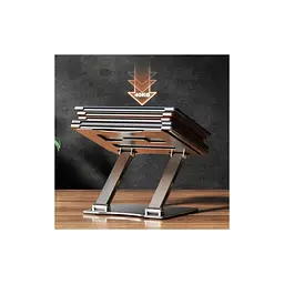Підставка до ноутбука RTAKO RS-CP75A Dual-Layer Carbon Steel Laptop Stand (6930539527331) - мініатюра 10