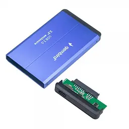 Зовнішня кишеня Gembird для підключення SATA HDD 2.5", USB 3.0, Синій (EE2-U3S-2-B) - мініатюра 3