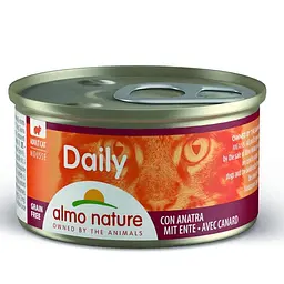 Консервований корм Almo Nature Daily Menu Cat Мус з качкою для котів (85 гр.)