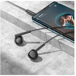 Навушники пластикові Borofone BM76 Ocean universal with mic чорні 6974443388268 - мініатюра 7