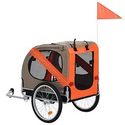 Велосипедний причіп для собак Bestopet Люпосанчик BS-RL-15 Orange - мініатюра 3