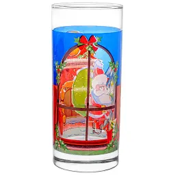 Склянка для води Uniglass Classico Christmas Santa 270 мл - мініатюра 2