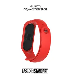 Ремінець ArmorStandart Superhero Edition для Xiaomi Mi Band 7/6/5 Spider Man Red (ARM57066) - мініатюра 3