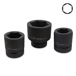 Головка ударна TOPTUL 2-1/2" 100 мм KABA80A0