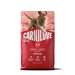 Сухий корм для активних собак Carnilove Active Venison & Reindeer & Wild Boar Active Adults суперпреміум оленина і дикий кабан 4 кг - мініатюра 1