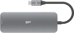 Док-станція - хаб Usb-C Silicon Power 8-in-1 SR30 Docking Station - мініатюра 2