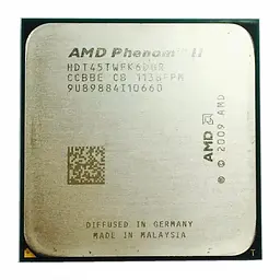 Процесор AMD Phenom II x6 1045T 2.7-3.2 Ghz AM3, 95W Б/В
