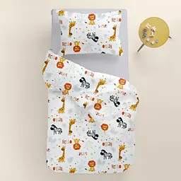 Дитяча постільна білизна в ліжечко SAFARI ANIMALS CS3 COSAS (4822052254639) - мініатюра 2