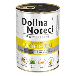 Вологий корм для собак Dolina Noteci Premium з куркою банка 400 г