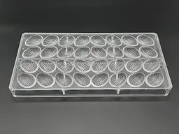 Форма полікарбонатна для шоколадних цукерок та шоколаду 13.5 x 27.5 см №1, Kitchen Master Прозорий 83514 - мініатюра 4