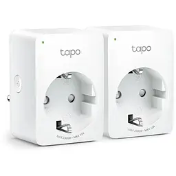 TP-Link Смарт-розетка Tapo P100 2 шт/пак N300 BT 10A