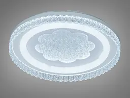 Стельова LED-люстра Diasha WG5156/C WH 85W, кругла, 3 кольори світла, Ø48 см, настінний вимикач - мініатюра 4