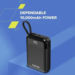 Павербанк Canyon OnPower Black 10 000 mAh / 15 Вт (CNS-CPB104B) - мініатюра 13