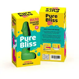Крафтове мило-член із присоскою Pure Bliss Mini Green - мініатюра 7