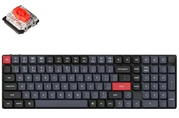 Клавіатура Keychron K17 Gateron MX 2.0 Red EN/UKR RGB Black (K17P-B1-UA)