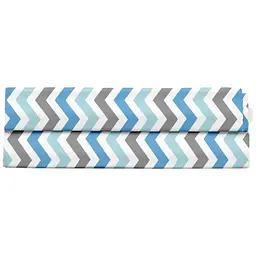 Простирадло євро Cosas GREY ZIGZAG CS1 220х240 см (ZigGreyBlue_240s)