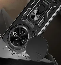 Панель BeCover Military для Tecno Spark 30C 4G Black (713074) - мініатюра 5