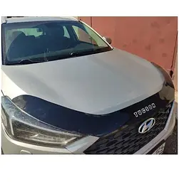 Дефлектор капоту мухобійка для Hyundai Tucson (TL) 2015-2020 Євро Кріплення (Vip Tuning) - мініатюра 3
