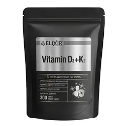 Вітамін Elixir К2 D3 300 капсул