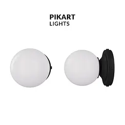 Dome sconce PikArt арт. 5260 чорний