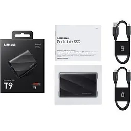 SSD накопичувач Samsung T9 1TB Black (MU-PG1T0B) - мініатюра 4