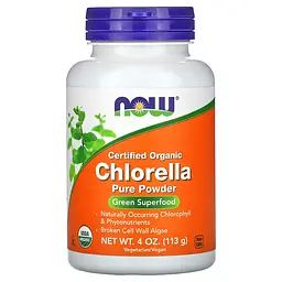 Чиста Органічна Хлорелла Organic Chlorella Pure Powder - 113 г