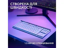 Клавіатура Logitech G515 Lightspeed TKL White (920-012539) - мініатюра 4