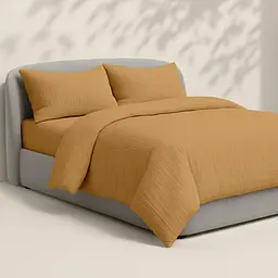 Наволочка Cosas Mustard муслінова 40х60 см гірчична (08Muslin_Mustard_40x60) - мініатюра 5